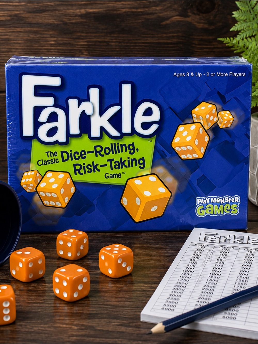 Farkle Classic Dice Rolling Risk Taking Game PlayMonster New Sealed